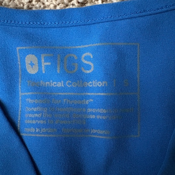 Figs Technical Collection Blue Scrub Set - Picture 3 of 8